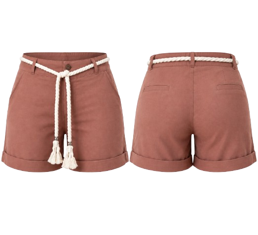 Short en Lino con cinturón